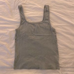 American Eagle sage green crop tank